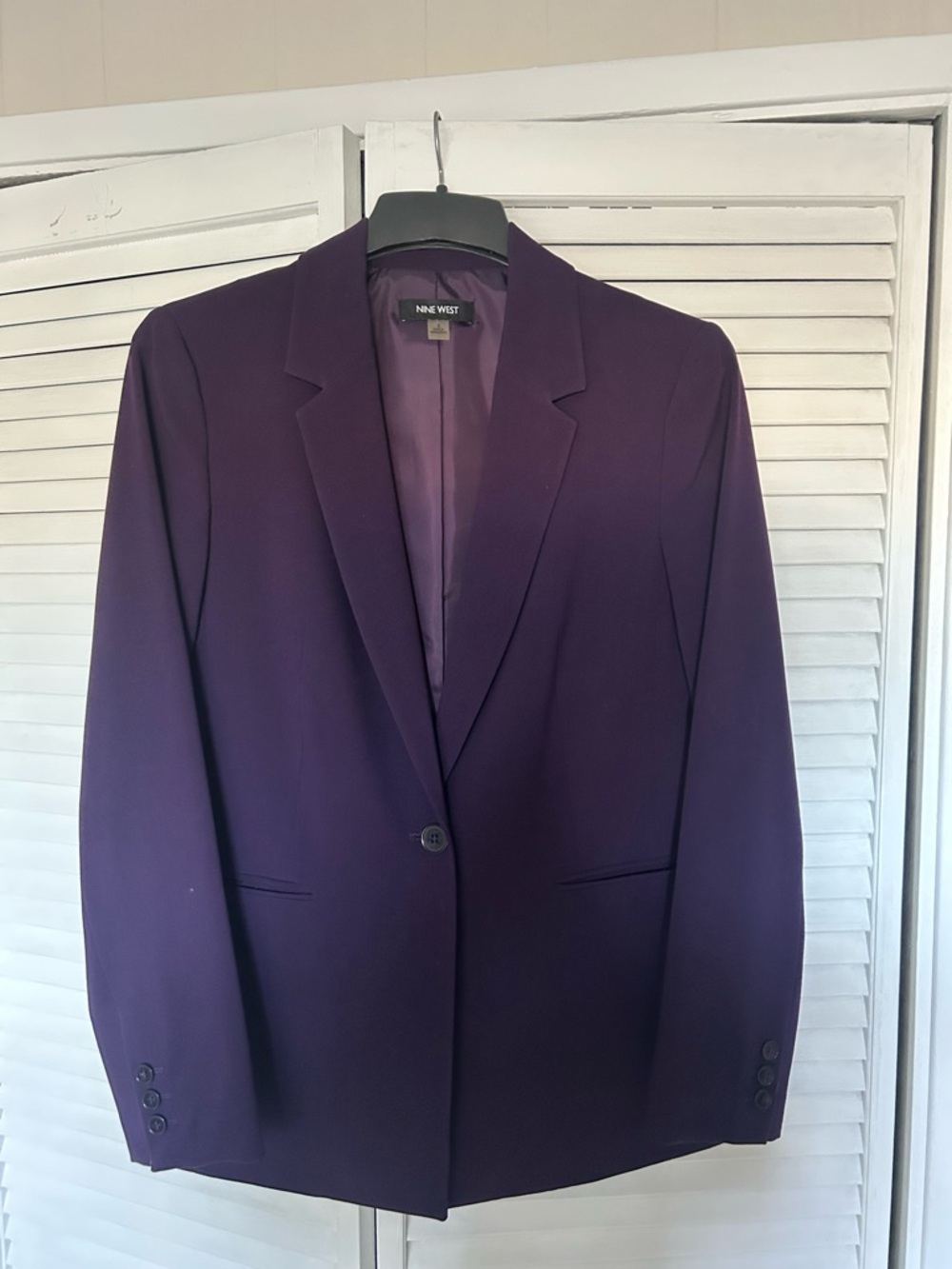 Nine West single button blazer